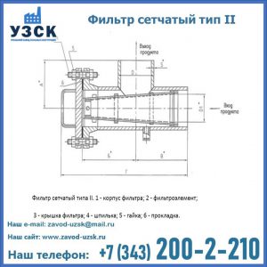 Фильтр сетчатый ФС по Т-ММ-11-2003 в Томске