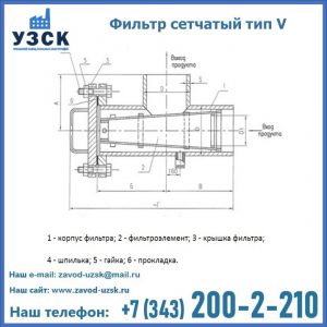 Фильтр сетчатый ФС по Т-ММ-11-2003 в Томске