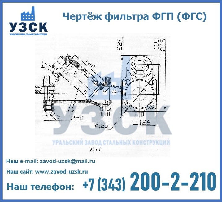 Схема ФГС(ФГП) в Томске