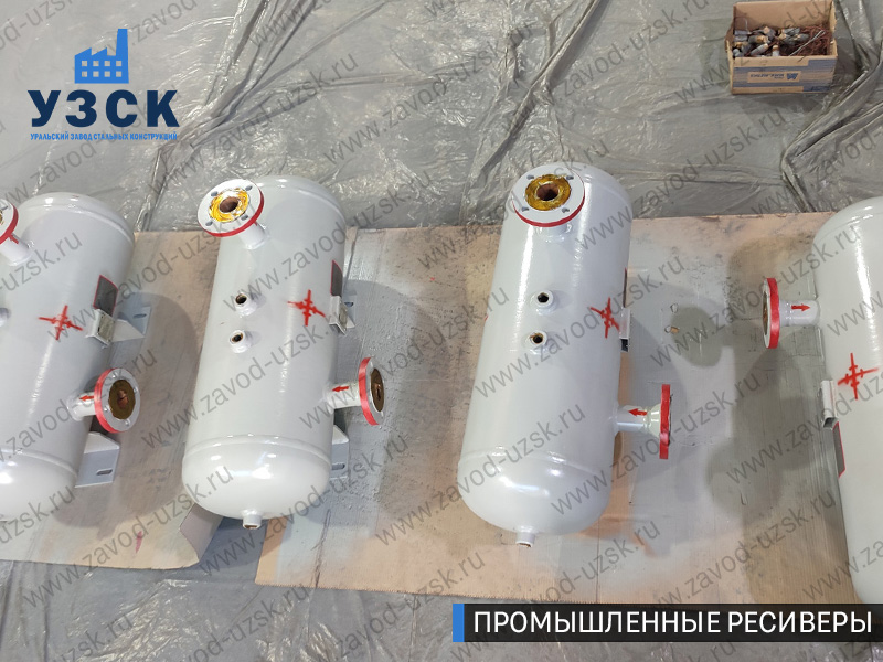 фотография емкостных ресиверов газа Томск