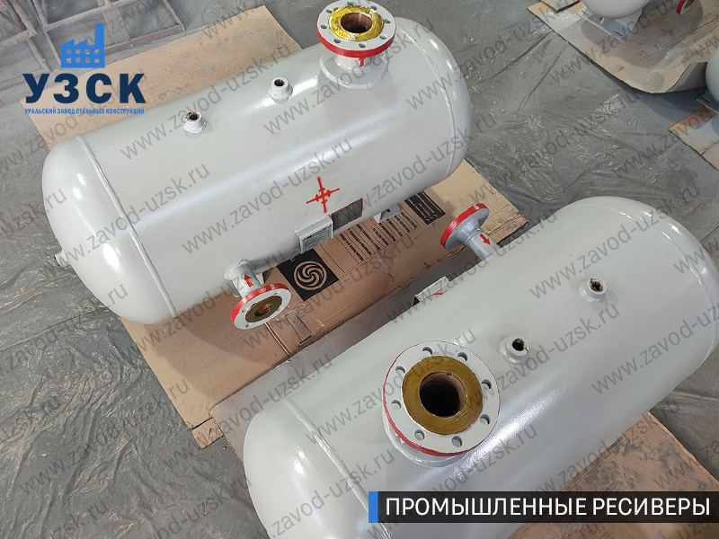 фотография промышленных ресиверовдля газа Томск